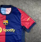 Authentic Nike Fc Barcelona 2024 25 Home T-shirt 125th Anniversary Jersey Size M