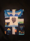 Kids  Hanukkah Lions Print Matching Family Pajama Set - Navy Blue 10