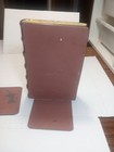 Vintage Book Bookends Brown And Gold