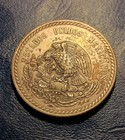 Mexico 1948 5 Pesos Silver Coin Ley 0 900 Estados Unidos Mexicanos