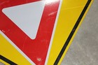 30 x30  Yield Ahead Authentic Street Road State Highway Sign Reflective