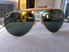 62  14mm Vintage Bausch   Lomb Ray Ban G15 Uv Outdoorsman Ii Aviator Sunglasses