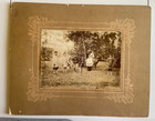 Antique Photo 1890s Russia  A Surveying Student Measuring Instrument - Menzula 