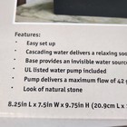 San Miguel Indoor Edgewater Water Fountain Tabletop Relaxing Sounds  Desktop