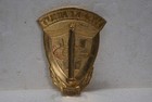 Wackenhut Badge Used  54163 Gold Tone And Blue Blackinton Manufacture