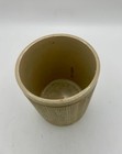 Antique 1890   s Marmalade Ribbed Paneled Pottery Marmalade Jar Stoneware Crock