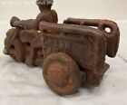 Vintage Hubley  Cast Iron Diecast 4 5  Crash Car