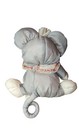 Vintage Puffalump Christmas Mouse 1987 Fisher Price Gray Candy Cane Plush 8016