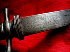 18th Century American Revolutionary War Sword  Antique Sword Engraved Blade