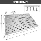 Jmsmsh 8  X 12  X 1 2  Mic7 Aluminum Fixture sacrificial Plate  Mini Silver