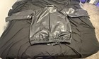 Men s Black Lightweight Full Zip Bomber Jacket Stand-up Collar Size L 40 