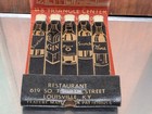 Vintage Matchbook Complete Full Feature The Dutchman Kunz Odd Spot Striker