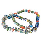 Unique African Wonderful Old Antique Mixed Colored Glass Unique Beads  28   