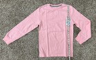 New Goat Usa Girls Pink T-shirt Tee Top Crew Neck Pullover Sz Youth Large  c51 
