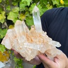 2 2lb Natural Clear White Quartz Crystal Point Specimen Mineral  Healing