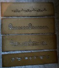 Rare 4 Arts N Crafts Artistic Stencils Border Designs  230  266  360    368