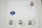 Israel 1967 War Time Collection Of 55 Covers   20 Cut Squares In Safe Album