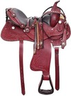 Premium Leather Western Trail Barrel Racing Pleasure Trail Adult Horse Saddle
