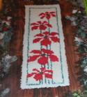 Vintage Contessa Christmas Wall Hangings Latch Hook Rug Kit 12  X 34   Sealed