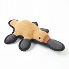 Durable Platypus Dog Squeaky Toy Tough Canvas Chew Toy For All Dogs