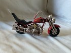 Vintage Handmade Iron Motorcycle Model Rustic Metal Art Motorbike Sculpture St