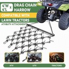 4  X 4  Heavy Duty Chain Drag Harrow 3 8  Tines Compatible With Tractors Atv Utv