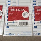 Pyramid 35100-10 Time Cards 4x9     Fits 3500 3600ss 3700 Lot Of 4 Packs