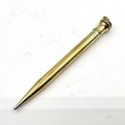 Vtg Wahl-eversharp Gold-filled Twist Pencil 4  Mini Plain Ring Top