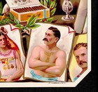 John Sullivan N28 Allen   Ginter Card Image 1880s Champions Cigar Box Label Sr l
