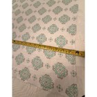 Swaddleme Baby Swaddle Blanket 3x3 Muslin 100  Cotton White Teal Receiving