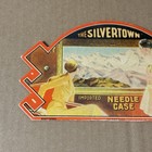 Vintage Silvertown Needle Case Art Deco German Sewing Ephemera Train Litho