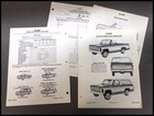 1975 Chevrolet Blazer Vintage Car Sales Brochure Catalog And Media Pack