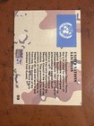 1991 United Nations Sanctions  99 Pro Set Desert Storm Trading Card