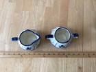 Vtg Blueberry Design Creamer   Sugar Bowl
