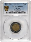 Er285 Mexico  Mint Error -- Broadstruck -- Peso  2017-mo  Mexico City Mint  Pcgs