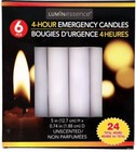 12 Emergency Candles Long Burn Power Outages  Camping  Survival  Prayer Candles