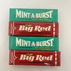 Vintage Wrigley s Gum Big Red Mint A Burst New Sealed Pack Lot Of 4 Candy