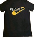 Versace Safety Pin  unisex  Logo-printed T-shirt Size Xl  nwt 
