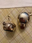 Set Of 2 Canadian  Club Whiskey Bottle Pourers