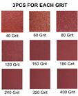 27 Pack 3 x18  Sanding Belts 40 60 80 120 150 180 240 320 400 Grit Belt Sander