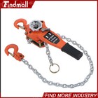 Findmall Manual Lever Chain Hoist 3 4 Ton 1650lbs Capacity 5ft 1 5m G80 Chain