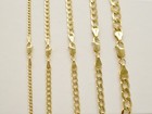 Cuban Link Authentic 10k Gold Men s Women s Chain Necklace 2 4mm-6 8mm 16  -30  