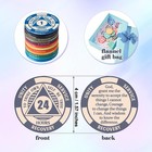 Siifert 12 Pcs Aa Chips And Medallions Sobriety Recovery Monthly 24hr   