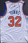 Karl Anthony Towns Kat Signed Autographed New York Knicks Jersey Psa dna Coa