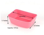 Pack Of 3 Rabbit Feeder Waterer Chicken 15 Oz Guinea Pig Cage Bowl Food Water   