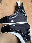 Riedell 77 Senior Ice Hockey Boots Pair Black white Lace-up New Size 6