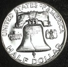 1952 Proof Franklin Silver Half Dollar        Great Early Proof        016