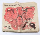 Cincinnati Reds 1975 Original World Series Souvenir Newspaper Section L1