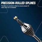 4wd Front Cv Axle For 2012-2022 Ram 1500 2019-2020 Ram 1500 Classic