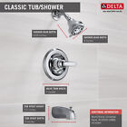 Delta Tub And Shower Trim W  Valve Handle Accent Chrome-certified Refurbished